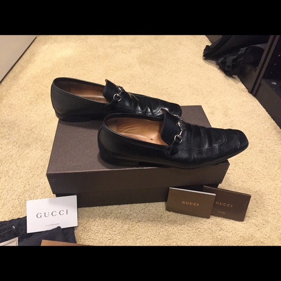 black gucci dress shoes